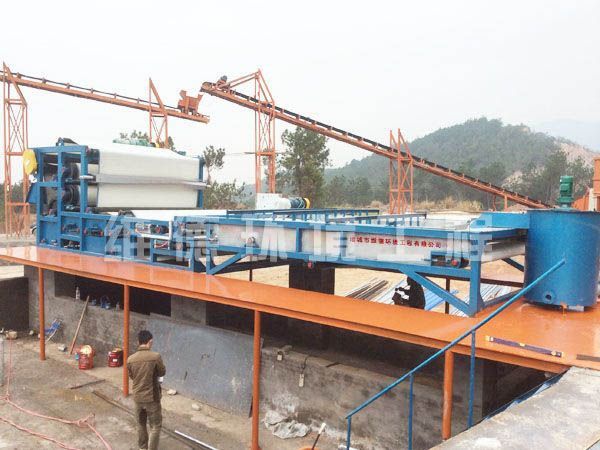 重型分體式帶式汙泥壓濾機